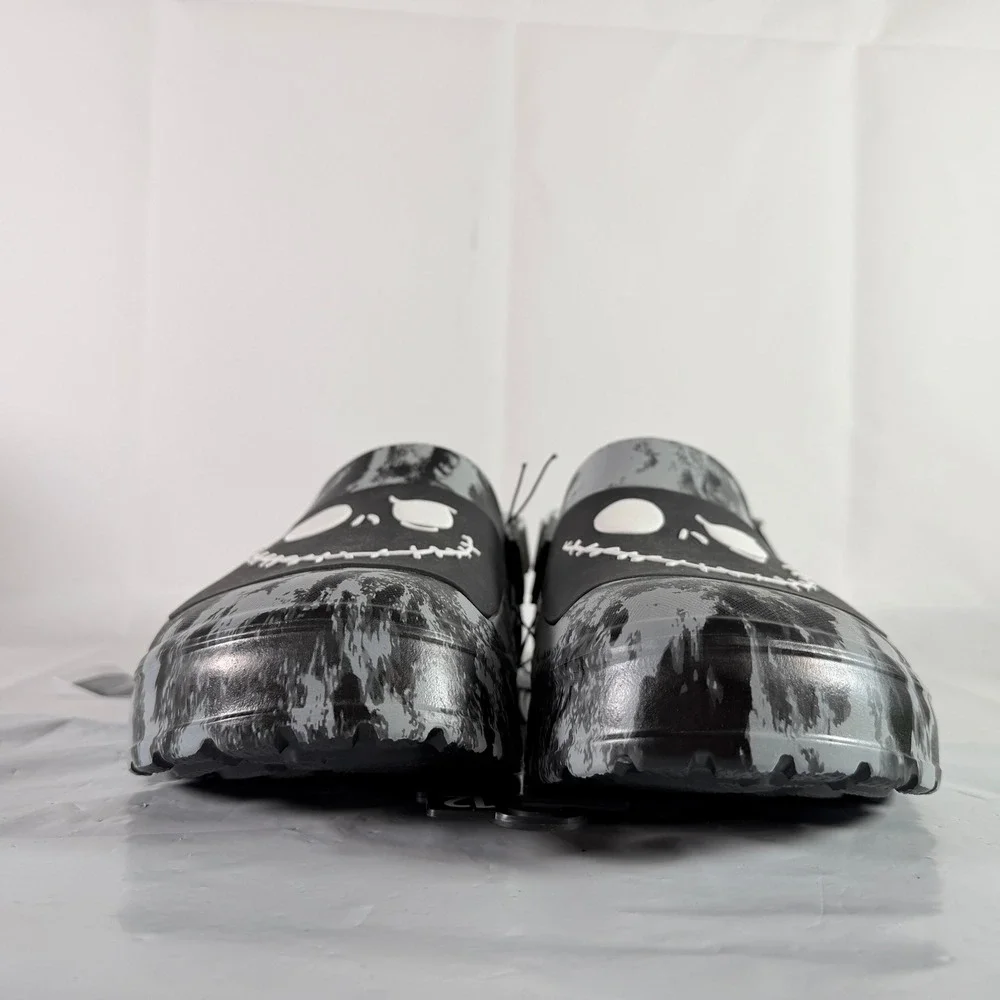 Disney Nightmare Before Christmas Jack Skellington Mens Clogs M12 NWT Ground Up